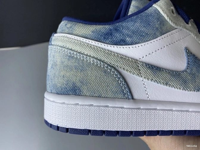 Rep TBK Air 1 Low Jordan Denim Washed CZ8455-100 0726